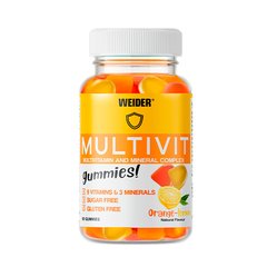 Weider Multivit, 80 желейок Апельсин-лимон