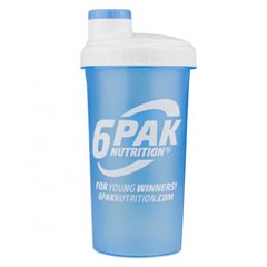 Шейкер 6PAK Nutrition Milky Shake Whey 700 мл, синій