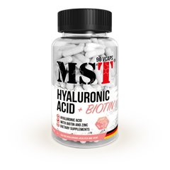 MST Hyaluronic Acid + Biotin, 90 капсул