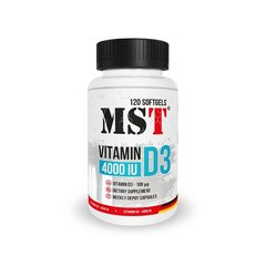 MST Vitamin D3 4000 IU, 120 капсул