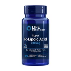 Life Extension Super R-Lipoic Acid 240 mg, 60 вегакапсул