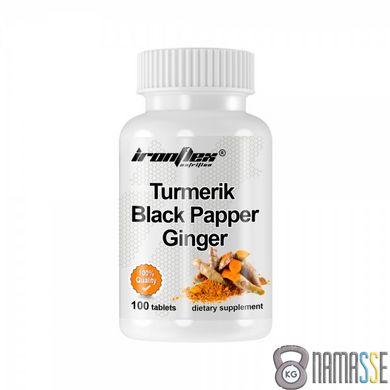 IronFlex Turmeric Black Pepper Ginger, 100 таблеток