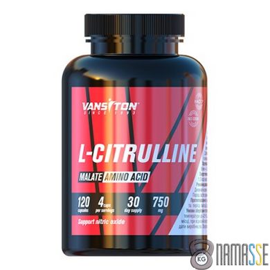 Vansiton L-Citrulline Malate, 120 капсул