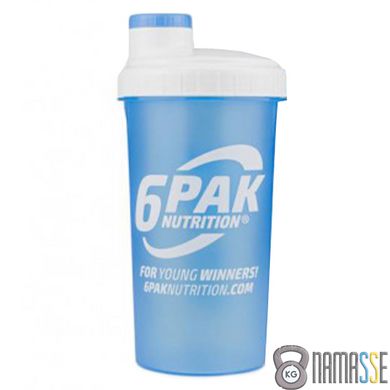 Шейкер 6PAK Nutrition Milky Shake Whey 700 мл, синій