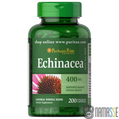 Puritan's Pride Echinacea 400 mg, 200 капсул