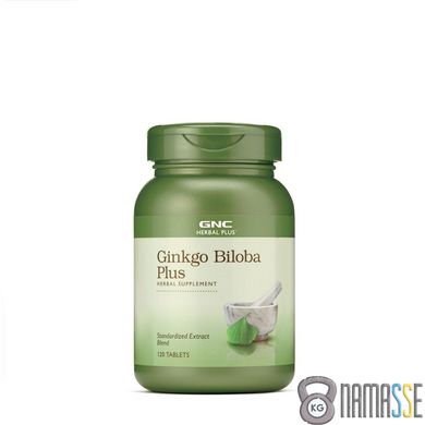 GNC Herbal Plus Ginkgo Biloba Plus, 120 таблеток