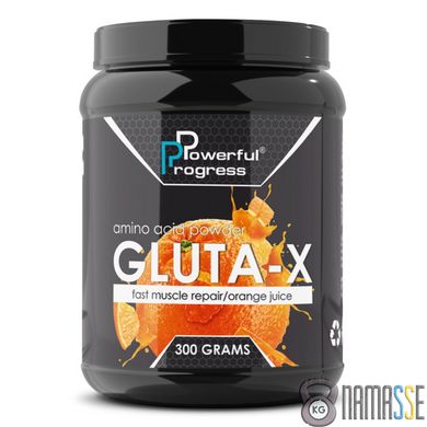 Powerful Progress L-Glutamine, 300 грам Апельсин