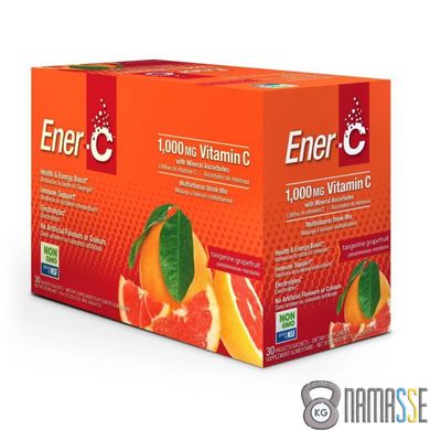 Ener-C Vitamin C, 30 пакетиків Мандарин-грейфрут
