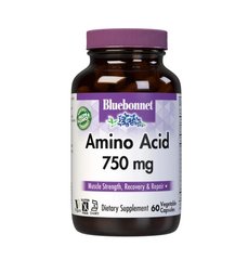 Bluebonnet Amino Acid 750 mg, 60 каспул