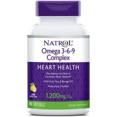 Natrol Omega 3-6-9 Complex, 90 капсул