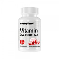 IronFlex Vitamin D3 4000 + K2, 100 таблеток