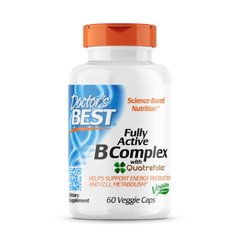 Doctor's Best Fully Active B Complex, 60 вегакапсул