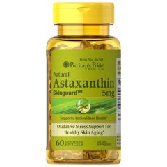 Puritan's Pride Astaxanthin 5 mg, 60 капсул