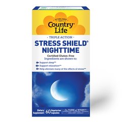 Country Life Stress Shield Nighttime, 60 капсул