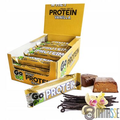 GoOn Protein Bar БЛОК, 24*50 грам Ваніль
