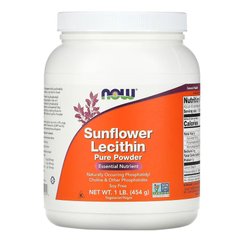 NOW Sunflower Lecithin, 454 грам