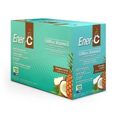 Ener-C Vitamin C, 30 пакетиків Ананас-кокос