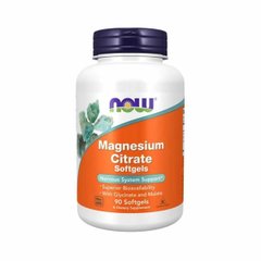 NOW Magnesium Citrate, 90 капсул