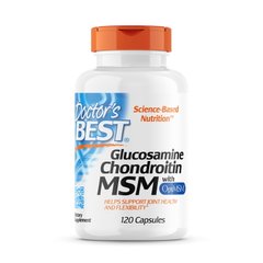 Doctor's Best Glucosamine Chondroitin MSM, 120 капсул
