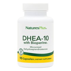 Natures Plus DHEA-10 with BioPerine, 90 капсул