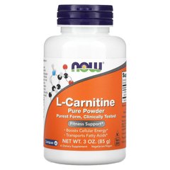 NOW L-Carnitine Powder Pure, 85 грам