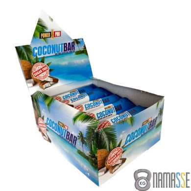 Power Pro Coconut Bar Sugar Free 50 гр, 20 шт/уп - кокос