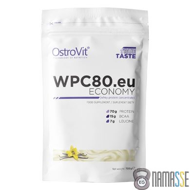 OstroVit ECONOMY WPC80.eu, 700 грам Ваніль