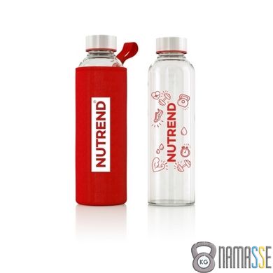Пляшка Nutrend Glass Bottle 800 мл, Red