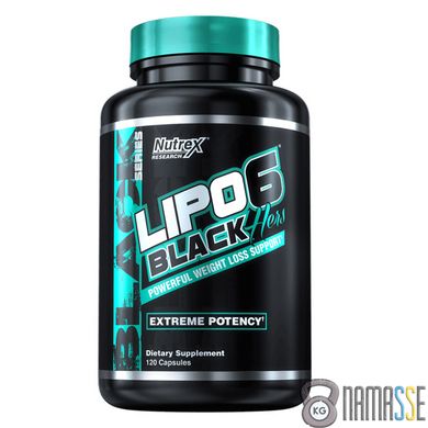 Nutrex Research Lipo-6 Black Hers Powerful, 120 капсул