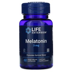 Life Extension Melatonin 3 mg, 60 вегакапсул