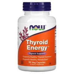 NOW Thyroid Energy, 90 вегакапсул