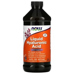 NOW Liquid Hyaluronic Acid, 473 мл