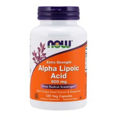 NOW Alpha Lipoic Acid 600 mg, 120 вегакапсул