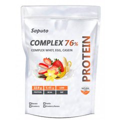 Saputo Complex 76% (Whey, Egg, Casein), 2 кг Полуниця