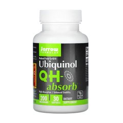 Jarrow Formulas Ubiquinol QH-Absorb 200 mg, 30 капсул