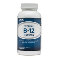 GNC Vitamin B-12 1500, 90 капсул