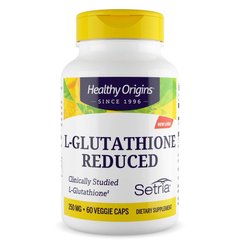 Healthy Origins L-Glutathione Reduced 250 mg, 60 вегакапсул