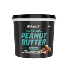 BioTech Peanut Butter, 1 кг - Crunchy