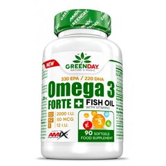 Amix Nutrition GreenDay Omega3 Forte+, 90 капсул
