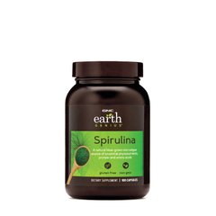 GNC Earth Genius Spirulina, 100 капсул