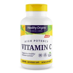Healthy Origins Vitamin C 1000 mg, 120 вегакапсул