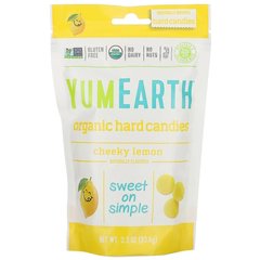 YumEarth Organic Hard Candies (леденецы), 93.5 грам Лимон