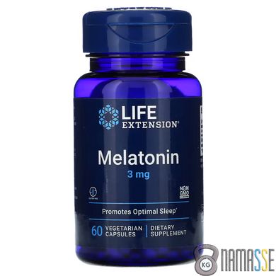Life Extension Melatonin 3 mg, 60 вегакапсул