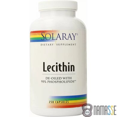 Solaray Lecithin, 250 капсул