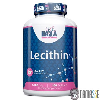 Haya Labs Lecithin 1200 mg, 100 капсул