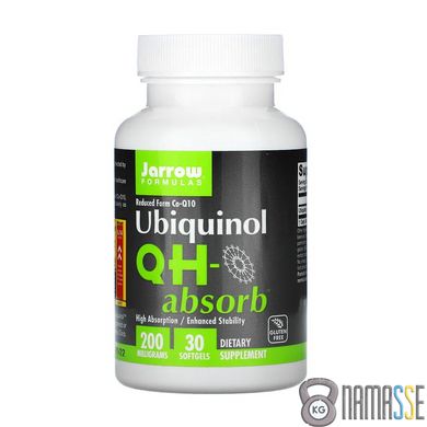 Jarrow Formulas Ubiquinol QH-Absorb 200 mg, 30 капсул