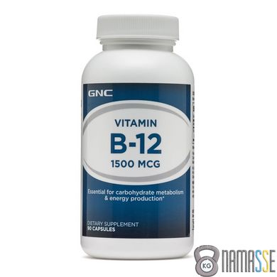 GNC Vitamin B-12 1500, 90 капсул