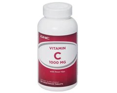 GNC Vitamin C 1000 Rose Hips, 100 каплет