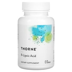 Thorne R-Lipoic Acid, 60 капсул