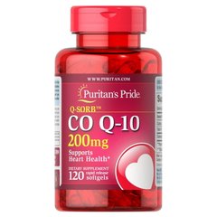 Puritan's Pride CO Q10 200 mg, 120 капсул